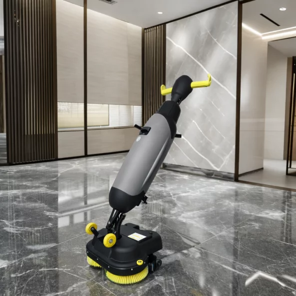 SET Masina industriala de curatat pardoseli cu baterie