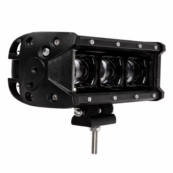 8D LED Светлинна Греда за Автомобил, С Проекторна Леща 8 инча 30W