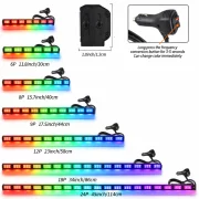 23 hüvelykes Off-Road LED fénysor – többféle világítási mód