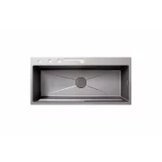 Az AB7546D-A-6-1-GRAY mosogatóval kompatibil medence, kiváló minőségű, karcálló – ÚJRACSOMAGOLT TERMÉK!