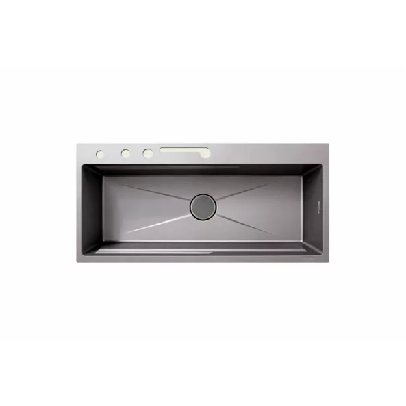 Az AB7546D-A-6-1-GRAY mosogatóval kompatibil medence, kiváló minőségű, karcálló – ÚJRACSOMAGOLT TERMÉK!