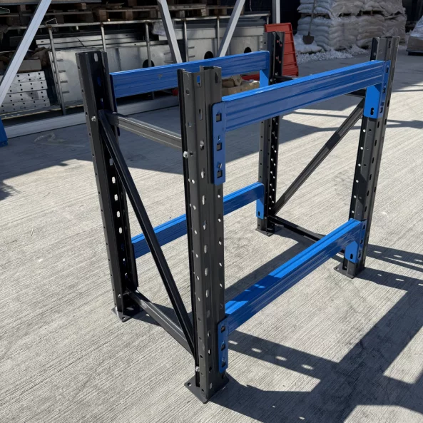 Ipari munkapad L1000 × Sz600 × M1000 – 1000 kg/szint – Kék – rétegelt lemez nélkül