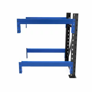 Ipari munkapad-hosszabbítás L1000 × Sz600 × M1000 – 1000 kg/szint – Kék – rétegelt lemez nélkül