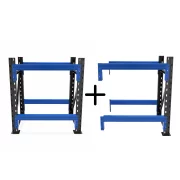 Prelungire masa de lucru industriala L1000 x D600 x H1000 -1000kg/NIVEL -Blue -fara placaj-