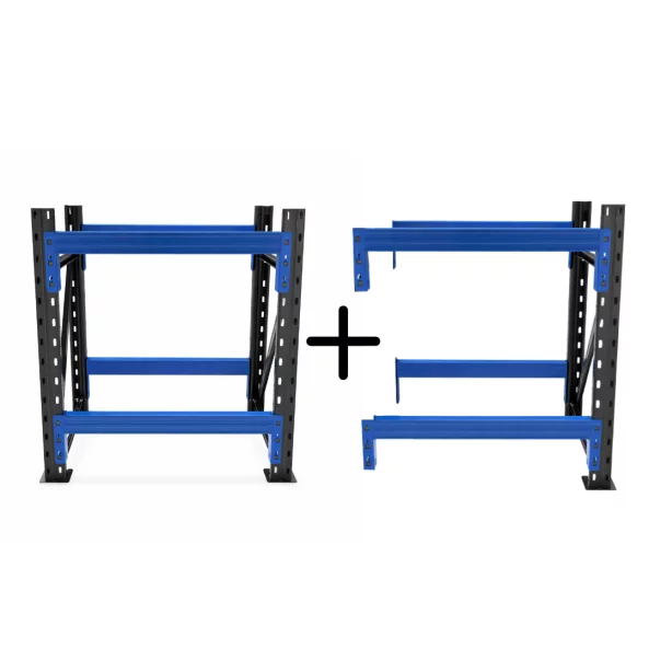 Prelungire masa de lucru industriala L1000 x D600 x H1000 -1000kg/NIVEL -Blue -fara placaj-