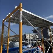 Schela circulabila din otel H2000*L1800*W900 mm cu 2 seturi de diagonale și o platformă