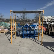 Schela circulabila din otel H2000*L1800*W900 mm cu 2 seturi de diagonale și o platformă