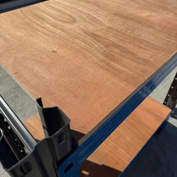 Ipari munkapad retegelt lemezbol H1000 x M600 x M1000 - 1000kg/szint SZURKE ES KEK