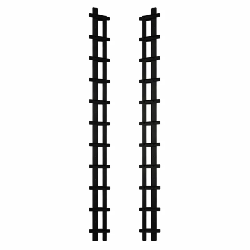 Sistem Glisiere Aluminiu&ndash;Profil Durabil pentru panouri glisante, 2,5 m,Black