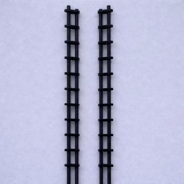 Sistema de guías de aluminio – perfil duradero para paneles deslizantes, 3 m, negro