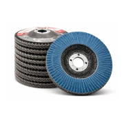 Disc abraziv lamelar conic T29, granulație P40, 115x22.23 mm, pentru șlefuire și polizare metal