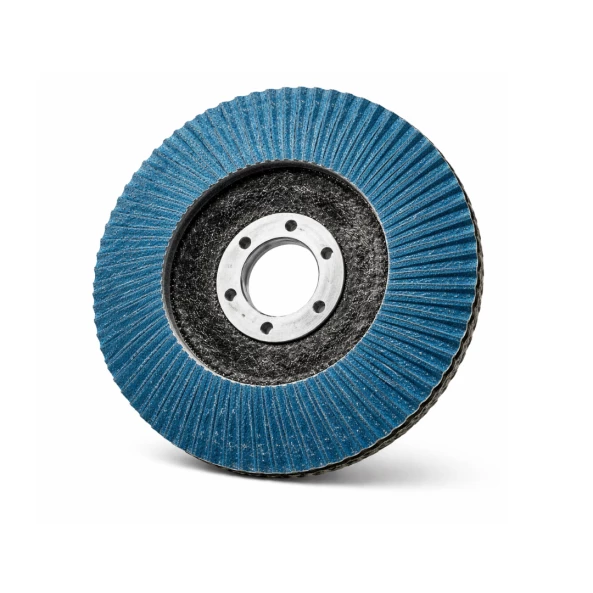 Disc abraziv lamelar conic T29, granulație P80, 115x22.23 mm, pentru șlefuire și polizare metal