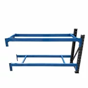 Prelungire pentru masa de lucru industriala cu placaj L2000 x D600 x H10001000kg/NIVEL -Gray &amp; Blue - fara placaj