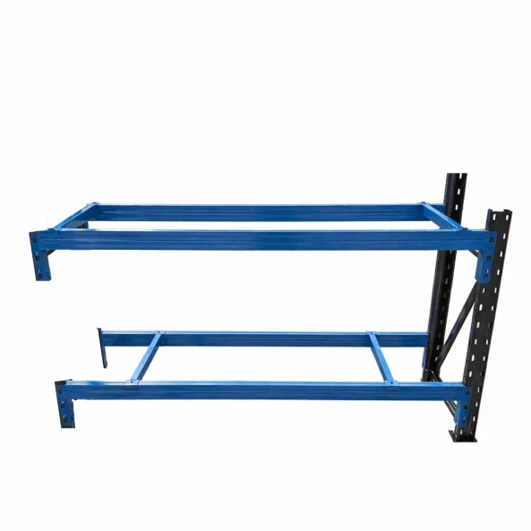 Prelungire pentru masa de lucru industriala cu placaj L2000 x D600 x H10001000kg/NIVEL -Gray &amp; Blue - fara placaj