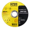 Disc Taiere Inox si Metal T27,  180mm x 6.0mm x 22.23mm – disc concav