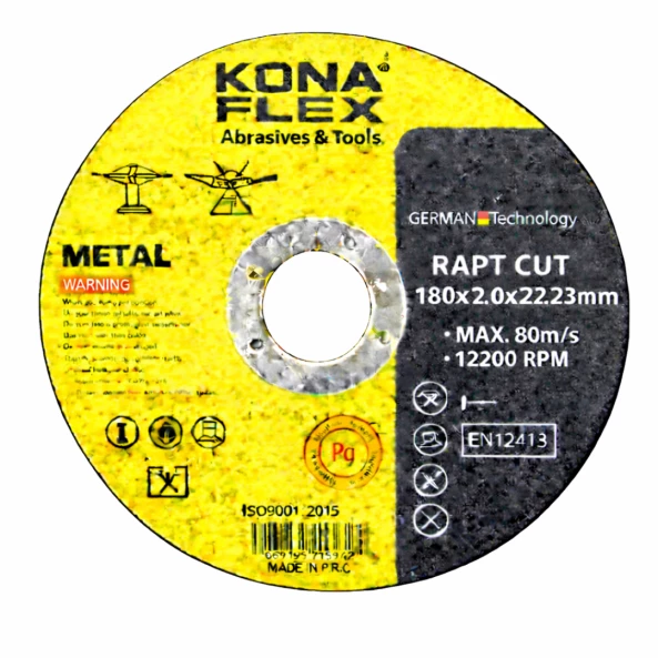 Disc Taiere Inox si Metal T41,180mm x 2.0mm x 22.23mm – disc plat