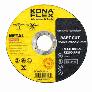 Disc Taiere Inox si Metal T41, 150mm x 1.2mm x 22.23mm – disc plat