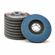 Disc abraziv lamelar conic T29, granulație P60, 180mm x 22.23mm, pentru șlefuire și polizare metal