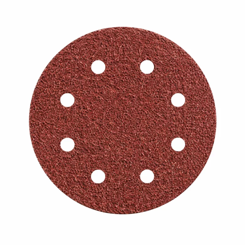 Disc abraziv Velcro 125 mm, 8 găuri, granulație G150, pentru șlefuire lemn și metal