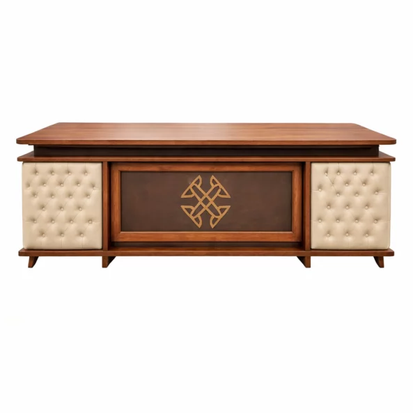 Birou Managerial cu sertare și Dulap Lateral Mobil – 2400×1000×750 mm