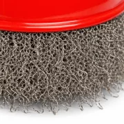 Perie cupa de sarma cu fir crimpat de 75 mm - pentru Curatare si Polizare
