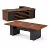 Set Birou Directorial 2400*1000*750 mm cu dulap lateral mobil si Masa de Conferinta 2000x1000 mm