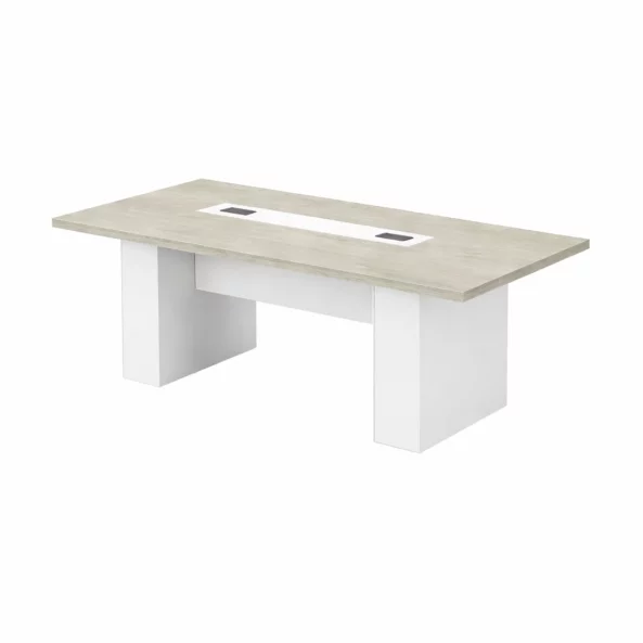 Set Birou Directorial 1800*800*750 cu dulap lateral mobil si Masa de Conferinta 2000x1000x750 mm