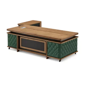 Birou Managerial cu Dulap Lateral Mobil – W2000 x D950 x H750 mm