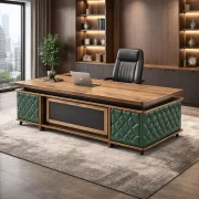 Мениджърско бюро Majestic с мобилен страничен шкаф – Ш2000 x Д950 x В750 мм