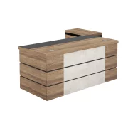 Escritorio ejecutivo Castello con armario lateral móvil – dimensiones: W1600 × D800 × H750 mm