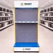 Raft depozitare din otel , pretabil HORECA - L1000×W450×H2000 mm