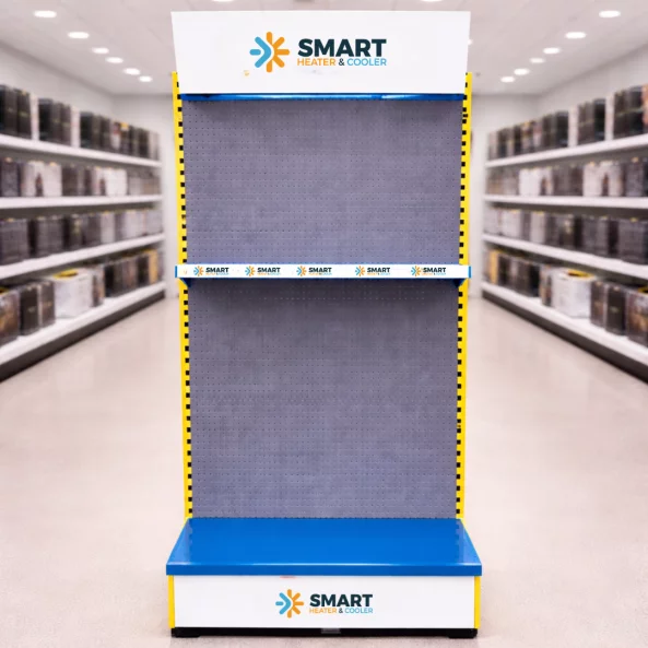 Raft depozitare din otel , pretabil HORECA - L1000×W450×H2000 mm