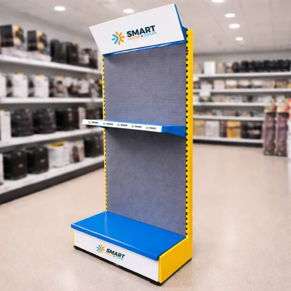 Raft depozitare din otel , pretabil HORECA - L1000×W450×H2000 mm