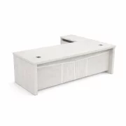 Birou directorial Valente cu dulap lateral mobil - dimensiuni 1800*800*750 mm