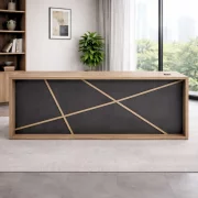 Igazgatoi íróasztal mobil oldalsó szekrénnyel, modern és elegáns dizájn, prémium minőség, méretek 1800*900*750