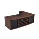 Birou directorial Millenium cu dulap lateral mobil - dimensiuni 2400*1000*750 mm