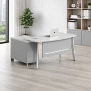 Masă birou cu dulap lateral ,design modern și elegant ,calitate premium , dimensiuni 1600*1400*750