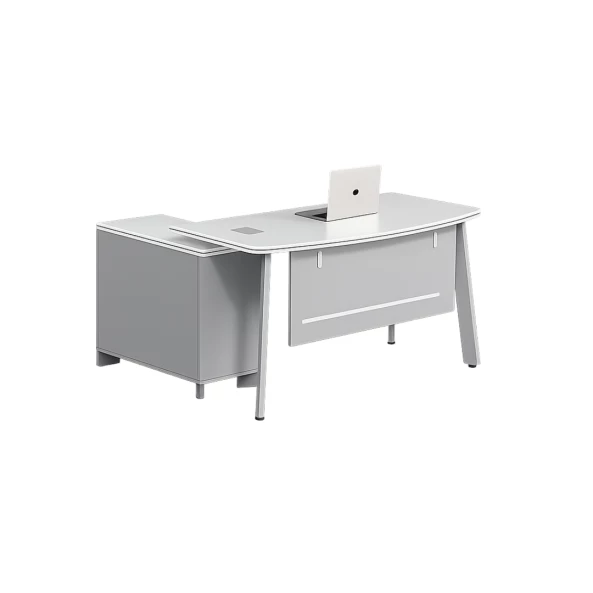 Masă birou cu dulap lateral ,design modern și elegant ,calitate premium , dimensiuni 1600*1400*750