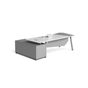 Íróasztal oldalszekrénnyel, modern és elegáns design, prémium minőség, méretek: 2000*1400*750