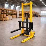 Transpalet manual 1T, inaltime de ridicare 1.6M - Furci reglabile 200–580 mm