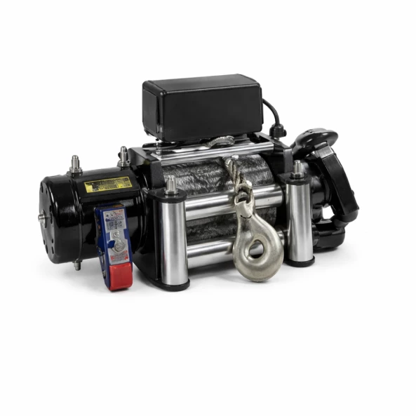 Troliu electric 12V/24V, capacitate de 3000LBS - pentru aplicații de remorcare și recuperare pe terenuri dificile