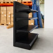 Raft metalic pentru expunere în magazine, dimensiuni L 1200x l 450x H 1800 mm