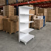 Raft metalic pentru expunere în magazine, dimensiuni L 600x l 350x H 1550 mm