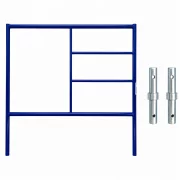 Láb állvány acél 1800 L * 1219 l * 1700 h, 2 csatlakozó elemmel - ÚJRACSOMAGOLT TERMÉK!