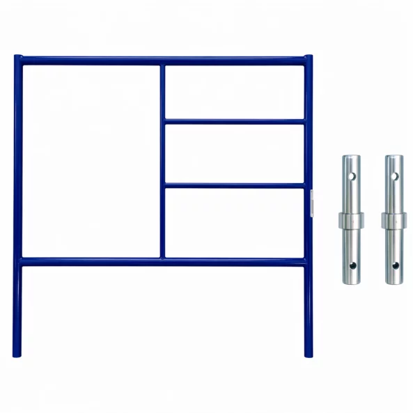 Láb állvány acél 1800 L * 1219 l * 1700 h, 2 csatlakozó elemmel - ÚJRACSOMAGOLT TERMÉK!