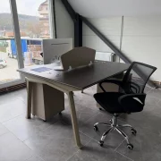 Set Scaun ergonomic cu spatar mesh și Birou Operațional cu 2 Posturi 1400*1200*750