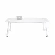 Masa conferinta Noble Line, din sticla securizata  - dimensiuni 2400*1200*750 mm