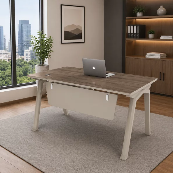 Birou Nova Flow cu sertare fixe suspendate - dimensiuni 1200*600*750 mm