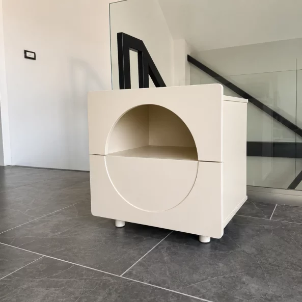 Noptiera Moderna Minimalista cu spatiu de depozitare