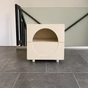 Noptiera Moderna Minimalista cu spatiu de depozitare